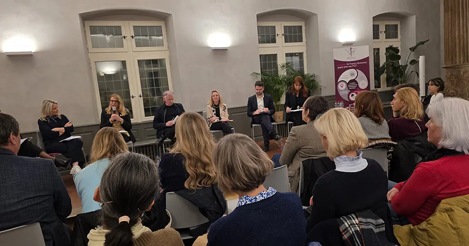 Candidats aux élections municipales répondant aux questions lors du débat FCE Strasbourg sur l’économie locale