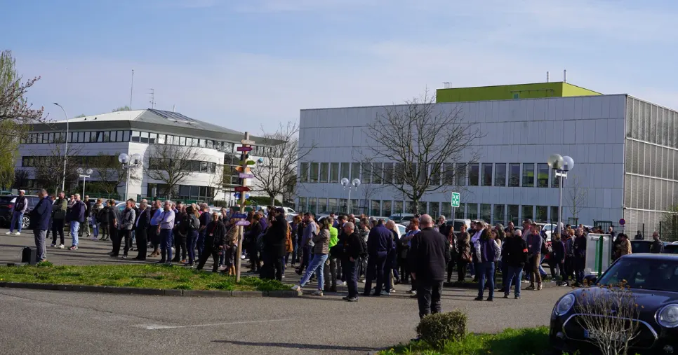 Participants au Carrefour des entreprises de la CARSAT Alsace-Moselle à Strasbourg